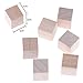 CoscosX 100 Pcs Natural Wood Blocks Unfinished Wooden Cubes for Crafts DIY Supplies
