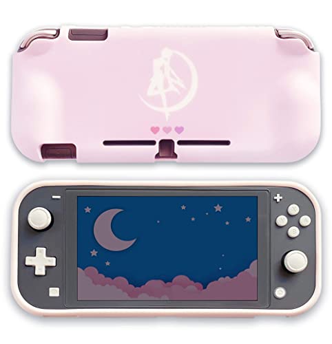 Belugadesign Moon Switch Case Cute Kawaii Anime Japanese Pastel Magic Girl Hard Snap On Shell Compatible With Nintendo Switch Lite Switch Lite Pink Pricepulse