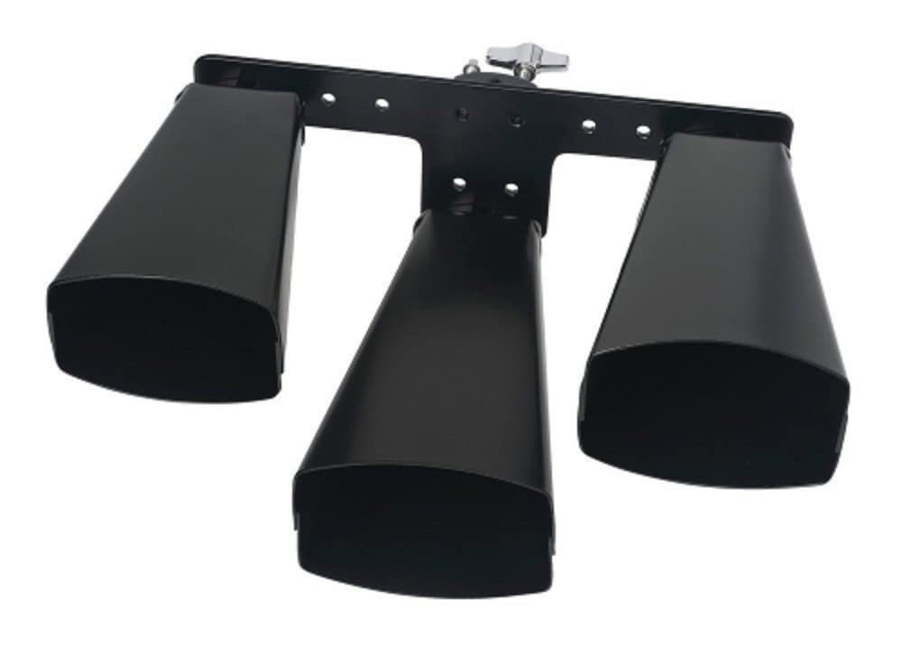 LP Latin Percussion Kuhglocke Giovanni Melody Bells LP570LTB Tri-Bell Set, Low-Melody, Schwarz