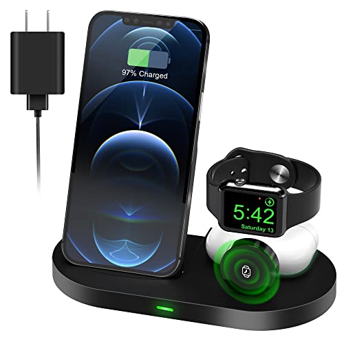 3 in 1 Wireless Charging Station DINTO Foldable Wireless Charging Dock