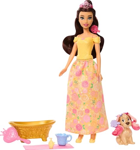Yellow - Belle Doll & Dog Figure