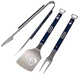 YouTheFan NFL Los Angeles Rams Spirit Series 3-Piece BBQ Set