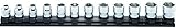 Ko-ken RS3400MZ/12 3/8 Sq. Dr. Socket set 7-19mm 6