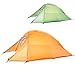 Topnaca 1 2 3 Person 4 Seasons Double Layer Backpacking Tent Ultralight Aluminum Rod Anti-UV Windproof Waterproof Lightweight with Free Groudsheet for Camping Hiking Travel Hunting