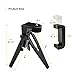 Mini Phone Tripod Table Stand, vamvo Phone Tripod with Pads and Soft Pistol Grip for DSLR 1/4
