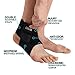 Cotill Ankle Support for Men and Women - Neoprene Breathable Adjustable Ankle Brace Sprain for Running, Basketball (Small)