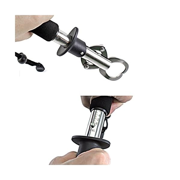 Phileex-Fishing-Scale-Gear-Fish-Lip-Grip-Grabber-Holder-Gripper-with-Scale-Stainless-Steel-Portable-for-Outdoor-Fishing