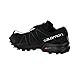 Salomon Men's Hiking Shoes, Black Black Black Metallic 000, 10.5 AU