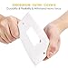 Outlet Covers, 12 Pack Light Switch Cover Electric 1 Gang White Wall Plates GFCIs Receptacle Wallplate, Standard Size, Polycarbonate