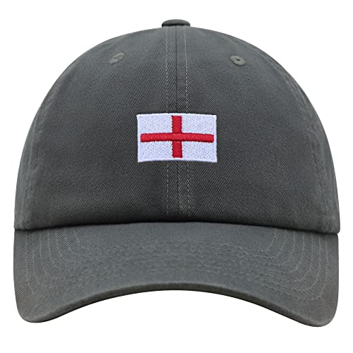 JPAK England Flag Premium Dad Hat Embroidered Cotton Baseball Cap Soccer at Amazon