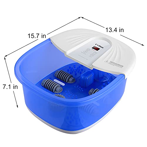 Ovitus Foot Spa Bath Massager with Heat, Bubble Jets, Detachable