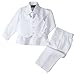 Spring Notion Baby Boys' Classic Fit Formal White Dress Suit Set 18M (Large)