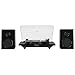 Studebaker Hi-Fi Record Player Pro Modern Bluetooth Wireless Turntable Stereo System with 60 Watts Speakers Audio Technica Magnetic Needle – Piano Blackthumb 1