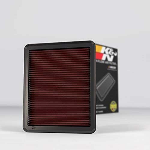 Ok&N Engine Air Filter: Excessive Efficiency, Washable, Alternative Filter: Suits 2009-2017 Hyundai/Kia (Azera, i45, Sonata Hybrid, Sonata, ix35, Santa Fe, K7, K5, Optima, Sorento, Sportage R), 33-2448