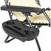 CENTSTAR Universal Oval Zero Gravity Chair Cup Holder with Mobile Device Slot and Snack Tray/Carrying Your iPhone 7 Plus/iPad (Pack of 1)