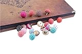 Yalis 36 Pcs Creative Thumbtacks Colorful Decorative Pushpins for Home, Office Cork Board, Plasterboard, Photo Wall , Assorted Color