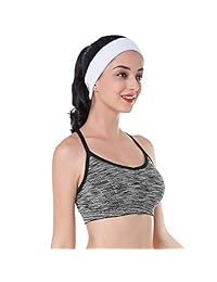 Taymanso Removable Padded Strappy Sport Bra Comfortable Support Workout Yoga Bra