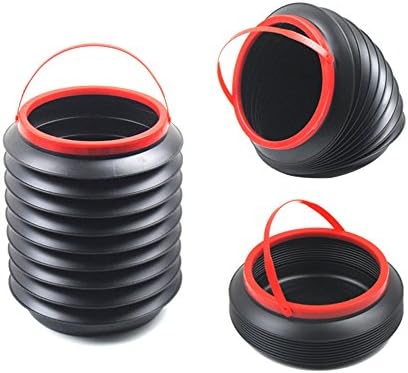 Dollshow Portable Trash Can for Kitchen, Collapsible Garbage Can Container for Car Outdoor Camping