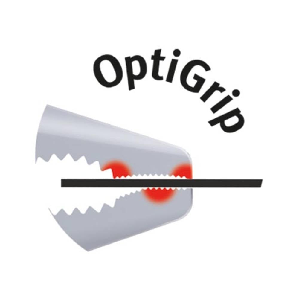 Wiha Kombizange Professional electric mit DynamicJoint® (einzigartige Gelenkkonstruktion für bessere Kraftübertragung) und OptiGrip mit extra langer Schneide (26711) 200 mm Zange für Elektriker, VDE geprüft, stückgeprüft, stabil und robust 4