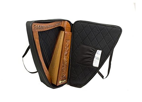 Celtic Harp Rose 17 string Irish Style with Bag & Extra strings & key included