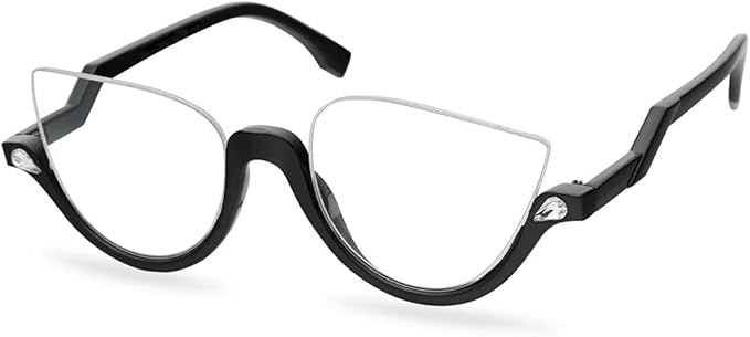 bottom rim only glasses