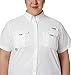Columbia Women’s PFG Bahama Short Sleeve Shirt, White, Medium