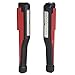 DEWENWILS Bright LED Pen Work Light, Battery Operated Pocket Working Flashlight with Magnetic Base & Rotating Magnetic Clip for Workshop, Automobile, 2 Pack