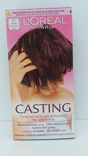 L'Oreal Casting Hair Colour TRIPLE PACK No Ammonia 27 Raisin Rich Bright Plum
