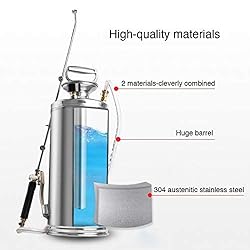 Kweetle 2Gal Stainless Steel Pump Up Sprayer
