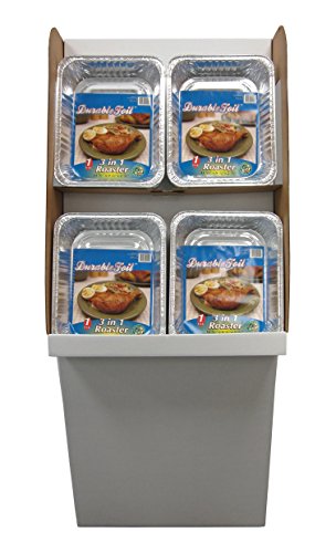 Durable Foil 3-in-1 Aluminum Roasting Pan (Pack of 96)