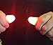 Magic Makers Red Light Up Thumb Tips Flexible Fingertip Performance Prop for Magicians and Illusionists