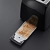 Russell Hobbs 21641 Textures 2-Slice Toaster, 700 - 850 W, Black