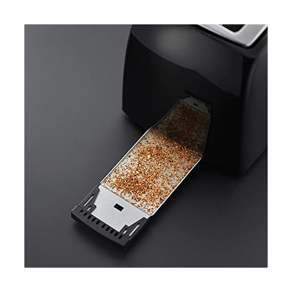 Russell Hobbs 21641 Textures 2-Slice Toaster, 700 - 850 W, Black