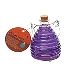 Toland Home Garden Small Purple/Grape Pesticide-Free 3.75-Inch Diameter Glass Wasp and Fruit Fly Trap 10206