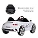Uenjoy Kids Electric Ride on Cars 6v Battery Power Motorized Vehicles, Remote Control, Suspension, Music, Headlights, Horn, White