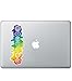 Yoga Girl Sticker with BONUS Chakra Sticker Decal! Art Design Full Color - 5