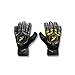 Storelli Gladiator Challenger 1.0 Goalkeeper Gloves | Protective Soccer Goalie Gloves with Finger Spines | Enhanced Finger and Hand Protection | Black | Size 10