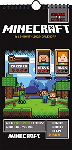Minecraft 2020 Mini Poster Calendar by 