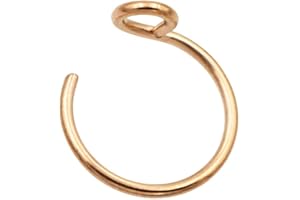 FANSING Stainless Steel Faux Nose Rings Hoop