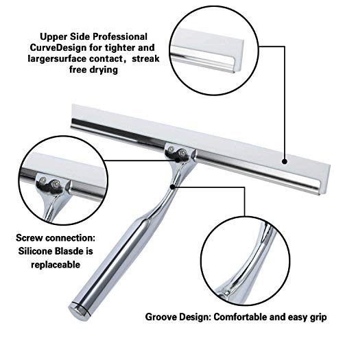 1 Ponsey+Squeegee+Stainless+Bathroom+Cleaning