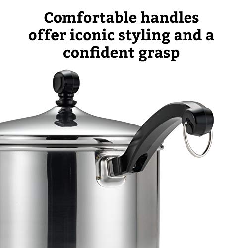 Farberware Classic Stainless Steel Cookware Pots and Pans Set, 15Piece