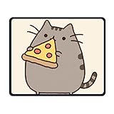 Unisex Pusheen The Cat Non-Slip Rubber Comfortable Mouse Pads Mouse Mat Personality Desings Gaming Mouse Pad Style 11.8 9.8 Inches