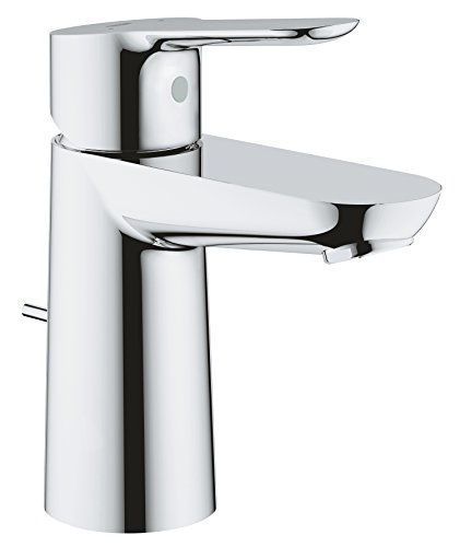 GROHE BauEdge - Einhand-Waschtischarmatur (wassersparend, langlebige Oberfläche, S-Size), chrom, 23356000