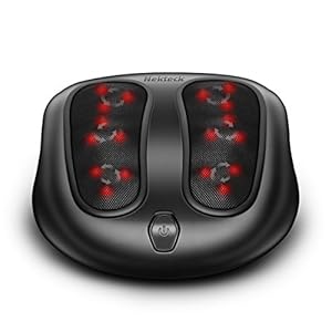 Black foot massager on white background