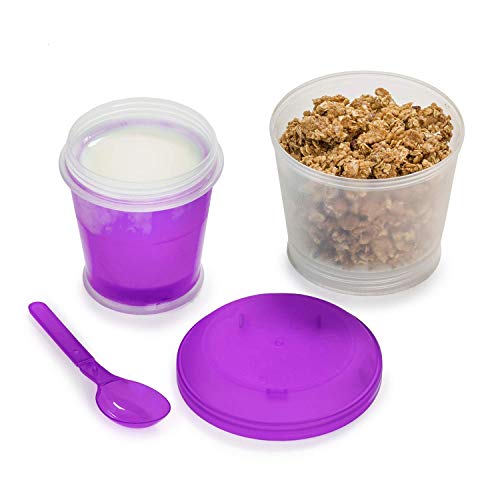 CBROSEY Cereal On The Go Cups Breakfast Drink Cups Portable Yogurt and