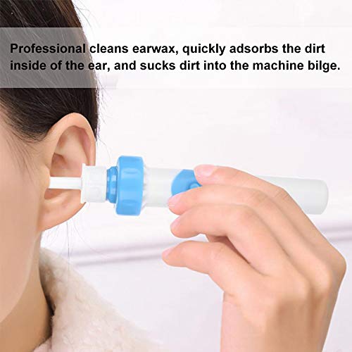 Ear Wax Removal Tool, Earwax Removal Kit, Ear Wax Remover, Ear Vacuum Cleaner, Soft Safe Flexible Ears Care Tool with LED Light for Kids and Adults