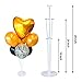 4 PCS Stable Table Balloon Stand Kit for party decoration. In set - 28 centerpiece sticks with cups, 4 column base, glue dots and tying tool. Made your ballon bouquet holder quick and easy! By AletT