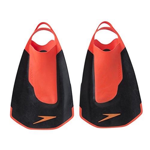 Speedo(스피도) 수영 연습용 Fastskin 킥 fin SD97A22 블랙×레드(KR) S