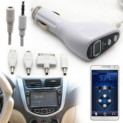 Car Kit FM Transmitter Modulator Charger For iPhone6/6plus 5 5C 5S 4 4S 3GS iPod Touch