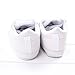 LINKEY Baby Soft Sole Lace-up Sneaker Infant Casual Early Walking Shoes Crib Shoes Size M White, 6-12 Months Infant